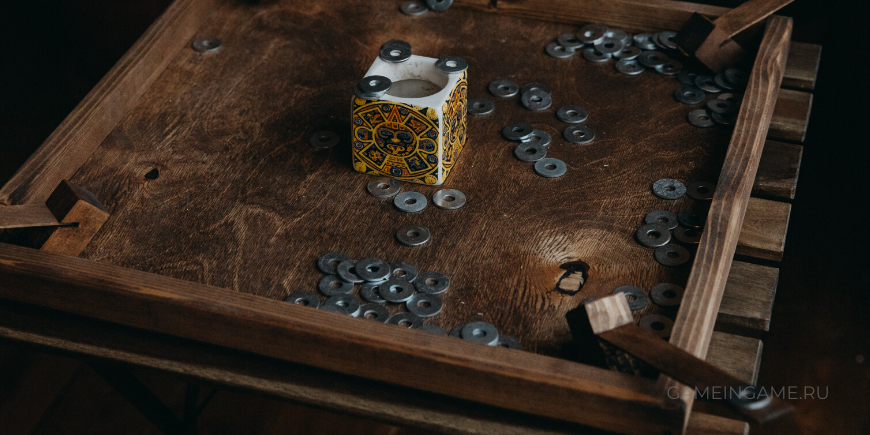Игра "Катапульта" крупным планом